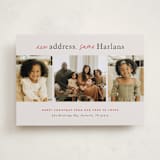 "new address" - Holiday Cards in Taupe by Sara Hicks Malone - Front