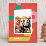 "Groovy Joy" - Holiday Cards in Rudolph's Nose by Lisa McLean - Front