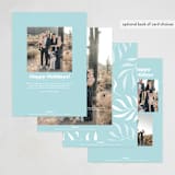 "Aloha" - Holiday Cards in Frost by Pine Street Creative - Back of Card