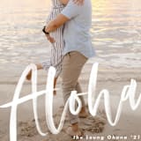 "Aloha" - Holiday Cards in Frost by Pine Street Creative - Close-up