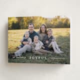 "Strand" - Holiday Cards in Cotton by Amy Kross - Folded Card