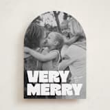 "Very Bold" - Holiday Cards in Snowflake by Jessie Steury - Front