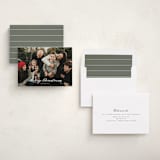 "Merriest Wishes" - Holiday Cards in Snow by Ashley Iwafuchi - Assembled