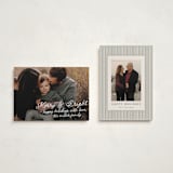 "Notes" - Holiday Cards in Snow by AK Graphics - Photo Orientation Options