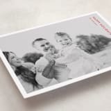"Modern Postcard" - Holiday Cards in Berry by Wendy Chung - Detail