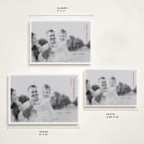 "Modern Postcard" - Holiday Cards in Berry by Wendy Chung - Formats Available