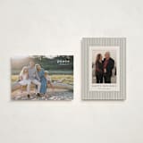 "Emblem" - Holiday Cards in Snow by Amy Kross - Photo Orientation Options