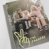 "peace out" - Holiday Cards in Limeade by Ekko Studio - Detail