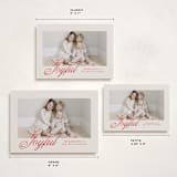 "Mina" - Holiday Cards in Berry by Pati Cascino - Formats Available