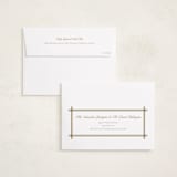 "Elegant overlap" - Holiday Cards in Golden by Stacey Meacham - FREE Recipient Addressing