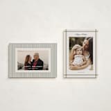 "Elegant overlap" - Holiday Cards in Golden by Stacey Meacham - Photo Orientation Options