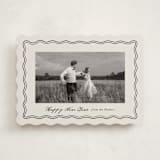 "Wavy Vintage" - Holiday Cards in Eggnog by Brianne Larsen - Front