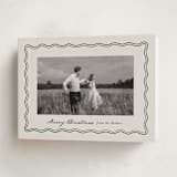 "Wavy Vintage" - Holiday Cards in Eggnog by Brianne Larsen - Folded Card