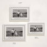 "Wavy Vintage" - Holiday Cards in Eggnog by Brianne Larsen - Formats Available