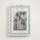 "watercolor ribbon frame" - Holiday Cards in Bluebell by Cass Loh - Front