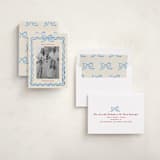 "watercolor ribbon frame" - Holiday Cards in Bluebell by Cass Loh - Assembled