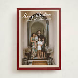 "Vintage photo card" - Holiday Cards in Berry by Maja Cunningham - Front