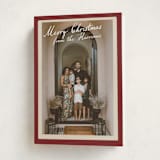 "Vintage photo card" - Holiday Cards in Berry by Maja Cunningham - Folded Card