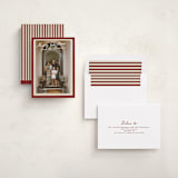"Vintage photo card" - Holiday Cards in Berry by Maja Cunningham - Assembled