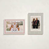 "Wicker" - Holiday Cards in Eggnog by Amy Kross - Photo Orientation Options