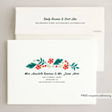 "Bold Tropic Florals" - Holiday Cards in Midnight by Nam Bourassa - FREE Recipient Addressing