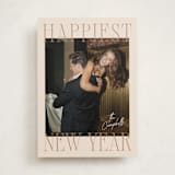 "Glam Greeting" - Holiday Cards in Eggnog by Ekko Studio - Front
