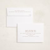 "Glam Greeting" - Holiday Cards in Eggnog by Ekko Studio - FREE Recipient Addressing