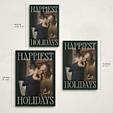 "Glam Greeting" - Holiday Cards in Evergreen by Ekko Studio - Formats Available