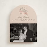 "Newlywed Toast" - Holiday Cards in Candied Grapefruit by Randi Cirelli - Front