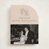 "Newlywed Toast" - Holiday Cards in Candied Grapefruit by Randi Cirelli - Front