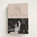 "Newlywed Toast" - Holiday Cards in Candied Grapefruit by Randi Cirelli - Folded Card