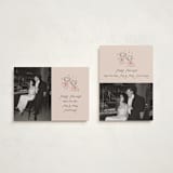 "Newlywed Toast" - Holiday Cards in Candied Grapefruit by Randi Cirelli - Photo Orientation Options