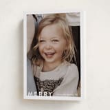 "the portrait" - Holiday Cards in Snow by Kasia Labocki - Folded Card