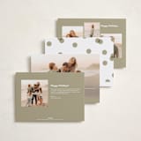 "Joy Scallop" - Holiday Cards in Snow by Stephanie Hawkes - Back of Card Options