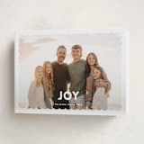"Joy Scallop" - Holiday Cards in Snow by Stephanie Hawkes - Folded Card