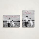 "Endearing" - Holiday Cards in Ruby by Alston Foster - Photo Orientation Options