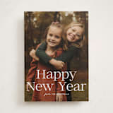 "Big Holiday serif" - Holiday Cards in Snow by Jackie Crawford - Front