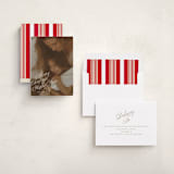 "Scripted Note" - Holiday Cards in Champagne by Baumbirdy - Assembled
