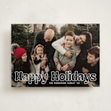 "Outline" - Holiday Cards in Starlight by Jessie Steury - Front