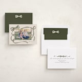 "Neddy" - Holiday Cards in Evergreen by Carrie ONeal - Assembled