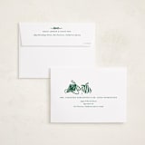 "Bauble & Bow" - Holiday Cards in Fir by Corinne Malesic - FREE Recipient Addressing