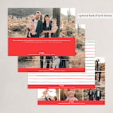 "Falalala" - Holiday Cards in Holly Berries by Carolyn Nicks - Back of Card Options