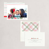 "Falalala" - Holiday Cards in Holly Berries by Carolyn Nicks - Assembled