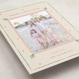 "Holly Tidings" - Holiday Cards in Holly by Sarah Rosenthal - Detail