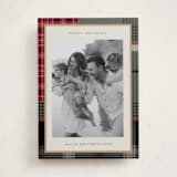 "Antiqued Plaid" - Holiday Cards in Rustic by Makewells - Front