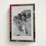 "Antiqued Plaid" - Holiday Cards in Rustic by Makewells - Folded Card