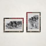 "Antiqued Plaid" - Holiday Cards in Rustic by Makewells - Photo Orientation Options