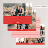 "Scripted Greeting" - Holiday Cards in Holly by Kasia Labocki - Back of Card Options