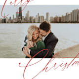 "Scripted Greeting" - Holiday Cards in Holly by Kasia Labocki - Detail
