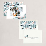 "Wintery Eucalyptus" - Holiday Cards in Snow by Angel Walker - Assembled